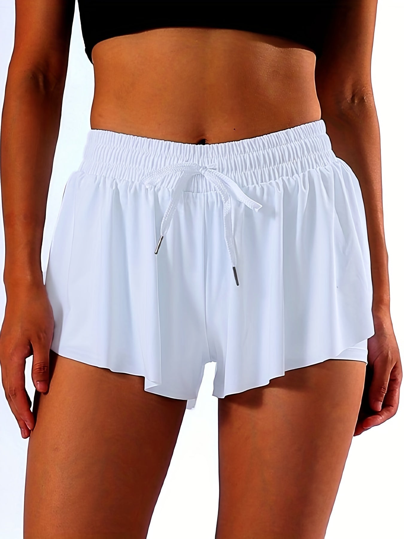 Flowy Athletic Shorts for Women Gym Yoga Workout Running Tennis Skirt Comfy Skort Lounge Cute Clothes Casual Summer with pocket